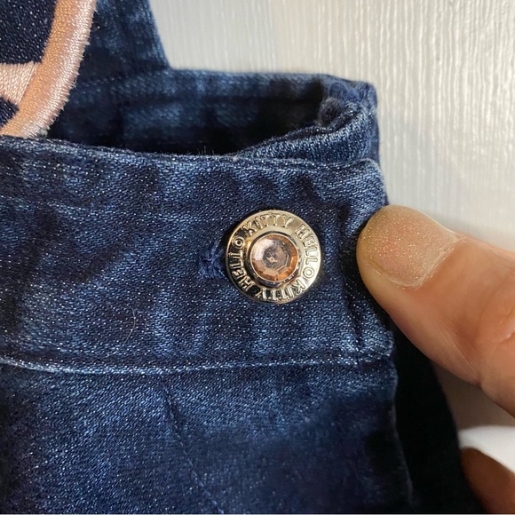 Hello Kitty by Sanrio Dress in Girls Navy Dark Wash Denim Size 4 - Picture 5 of 6